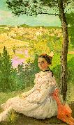 Frederic Bazille View of the Village Sweden oil painting reproduction